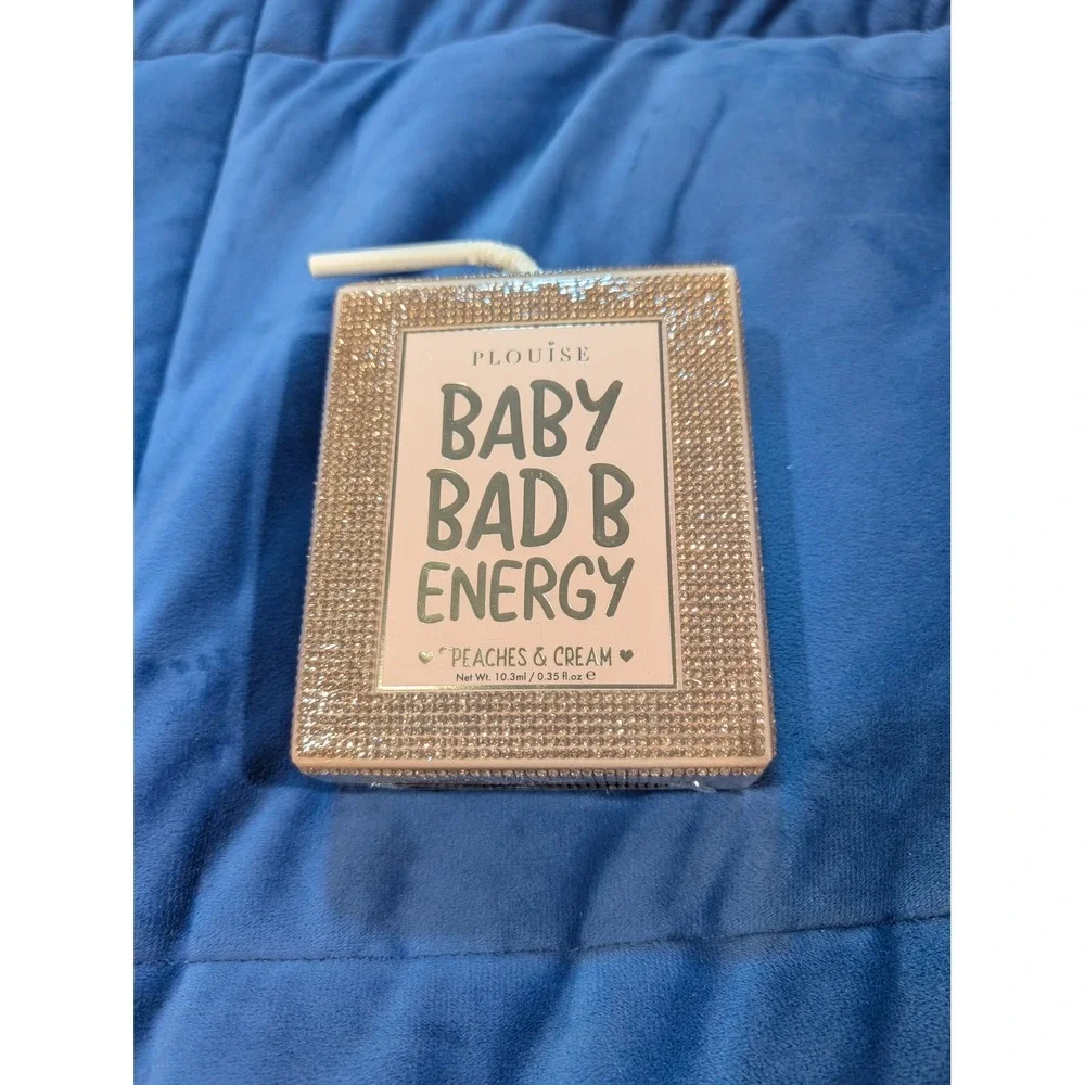 PLouise Baby Bad B Energy Lip Base Women Peaches & Cream Rhinestone Juice Box